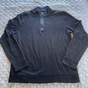 Hugo Boss Quarter Zip Cotton Sweater Size XL